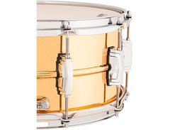 Hammered Ludwig Bronze Phonic Snare Drum 14" x 6.5" image 2