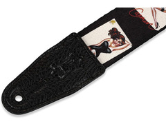 Levy's 2" Polyester Sonic Art Guitar/Bass Strap Pin Up Girls image 2