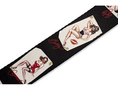 Levy's 2" Polyester Sonic Art Guitar/Bass Strap Pin Up Girls image 4