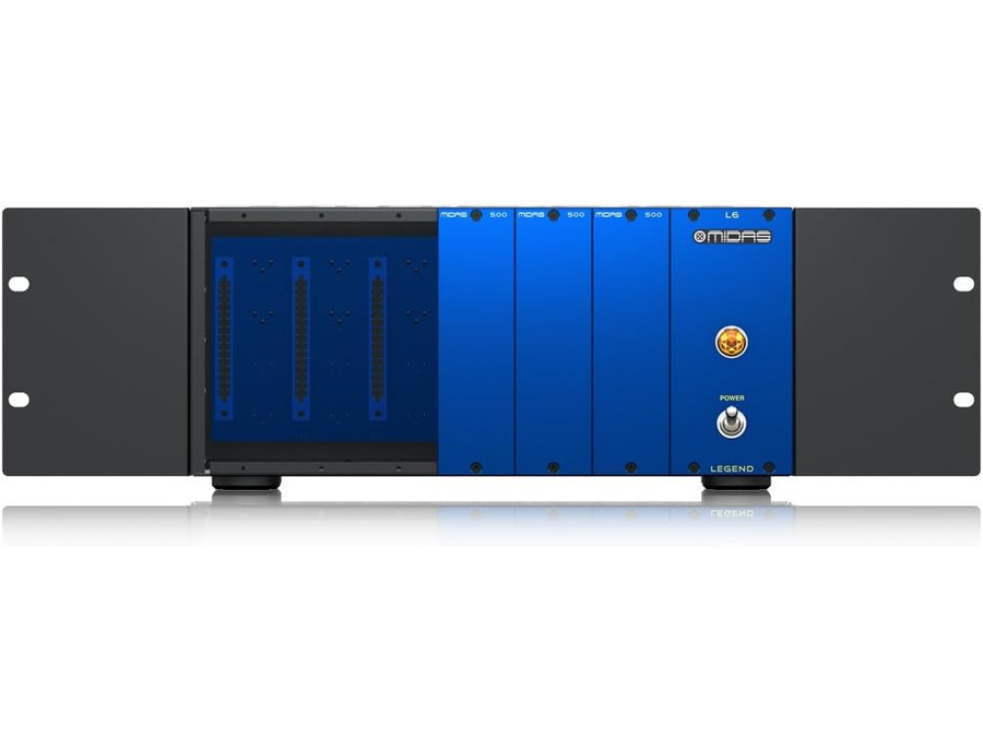 Châssis Midas LEGEND L6 - Rack Portable 6 Modules Série 500 - Routage Audio Avancé