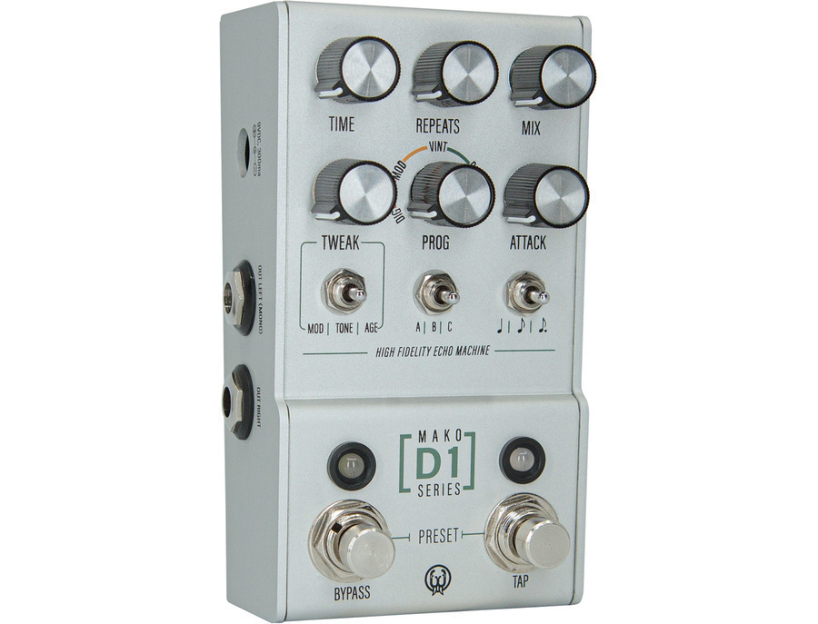 Walrus Audio MAKO Series D1 High-Fidelity Stereo Delay - What To