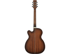 Mitchell T333CE-BST Solid Top Mahogany Auditorium Acoustic-Electric Guitar Edge Burst image 2
