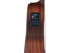Mitchell T333CE-BST Solid Top Mahogany Auditorium Acoustic-Electric Guitar Edge Burst image 4