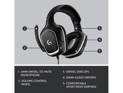 Logitech G332 SE Gaming Headset image 3
