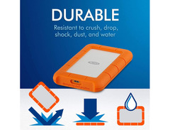 LaCie Rugged USB-C Portable Hard Drive image 3