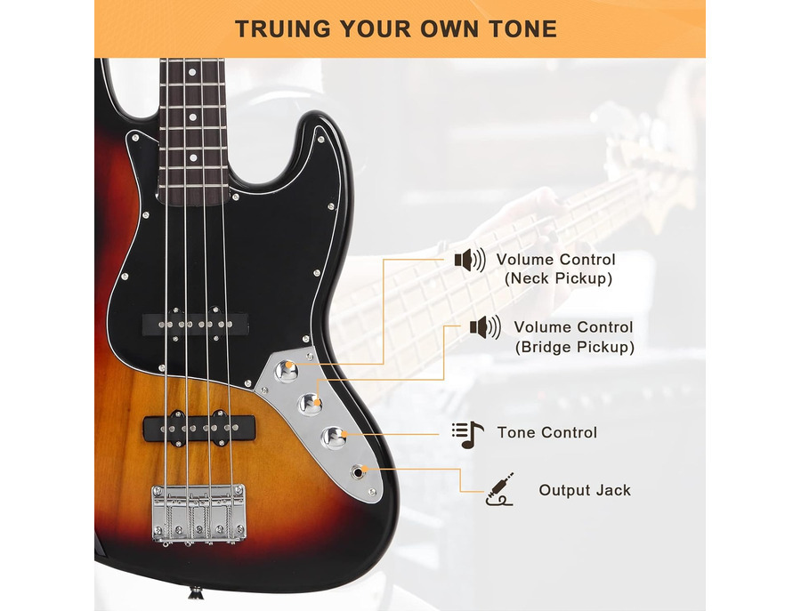 Glarry Jazz Bass Guitar - What To Know & Where To Buy | Equipboard
