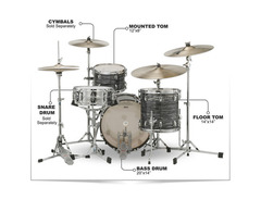 Ludwig Downbeat Oyster Black Pearl image 2