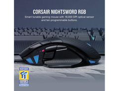 Corsair Nightsword RGB Tunable FPS/MOBA Gaming Mouse image 2
