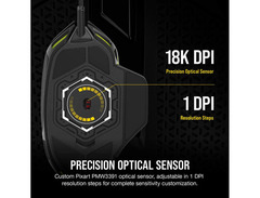 Corsair Nightsword RGB Tunable FPS/MOBA Gaming Mouse image 4
