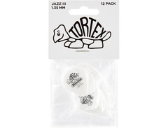 Jim Dunlop Tortex Jazz III 1.35mm White image 4