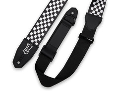 LEVY'S Black and White Checker Guitar Strap image 2