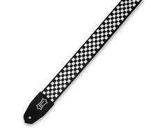 LEVY'S Black and White Checker Guitar Strap image 3