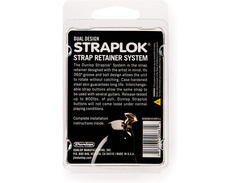 Dunlop SLS1031N Straplok Strap Retainers Dual Design Nickel image 3