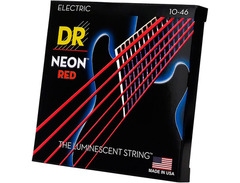DR Strings HiDef Red Neon Medium 10-46 image 3