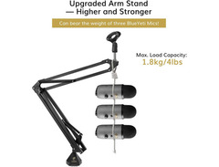 Tonor Adjustable Microphone table arm stand image 2