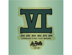 La Bella 767-6F Stainless Steel Flat Wound image 4