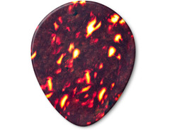 Dunlop Genuine Celluloid Medium Shell Tear Drop Picks image 2