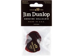 Dunlop Genuine Celluloid Medium Shell Tear Drop Picks image 4
