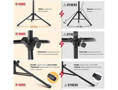Cahaya 2 in 1 Dual-use Sheet Music Stand image 4