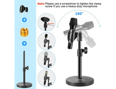 Bilione 3 in 1 Multi-Function Desktop Microphone Stand image 4