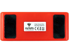 myVolts mickXer 5-way Passive Mixer with Noise Filtering (Red) image 4
