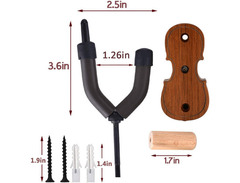 Rinastore Rosewood MA-R5 Violin Wall Hanger image 4