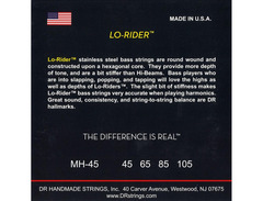 DR Strings - Lo-Rider Stainless Steel 45-105 image 3