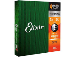 Elixir Acoustic Bass 80/20 Bronze 45-100 image 3
