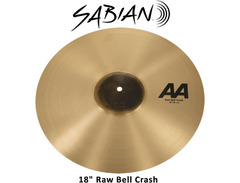 Sabian 18" AA Raw Bell Crash image 2