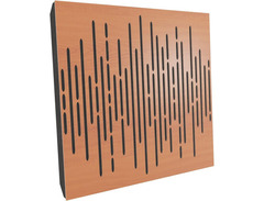 UA Acoustics Sound Absorption-Diffuse Acoustic Panel, "Wave" (Cherry) image 2