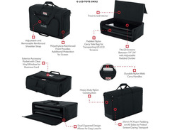 Gator Cases Padded Nylon Dual Carry Tote Bag (G-LCD-TOTE-SMX2) image 2