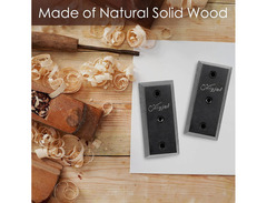 Snigjat Black Walnut Guitar Wall Mount Hanger image 2