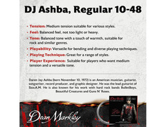 Dean Markley Dj Ashba Electric Guitar Strings 10-48 image 4