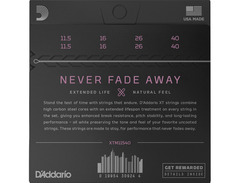 D'Addario XTM11540 Custom Medium Mandolin Strings - 11.5-40 image 2