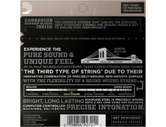 D'Addario EHR320 Half Round Electric Guitar Strings (09-42) image 2