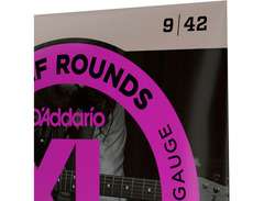 D'Addario EHR320 Half Round Electric Guitar Strings (09-42) image 4