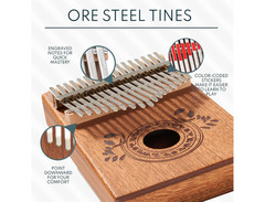 UNOKKI Kalimba 17 Keys Thumb Piano image 3