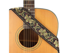 Cloudmusic Guitar Strap, Jacquard Weave Vintage Classical Pattern Design 32 image 2