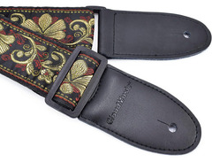 Cloudmusic Guitar Strap, Jacquard Weave Vintage Classical Pattern Design 32 image 3