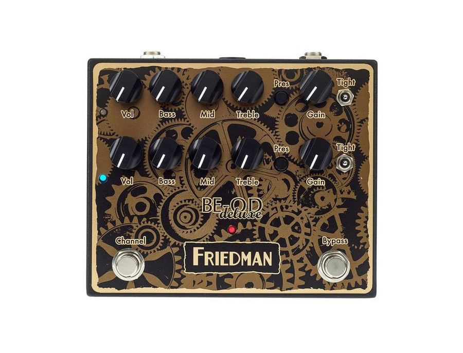 Friedman BE-OD Deluxe Dual Overdrive Pedal - Clockworks Edition