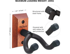 3 Pack of Guitar Wall Hangers image 3