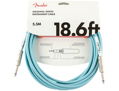 Fender Original Series Instrument Cables 4.5M Daphne Blue image 3