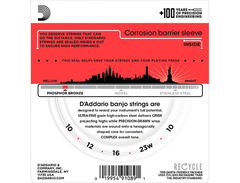 D'Addario EJ55 5-String Banjo Strings, Phosphor Bronze, Medium, 10-23 image 2