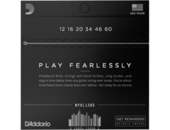 D'Addario NYXL1260 Nickel Wound Electric Strings - .012-.060 Extra Heavy image 2