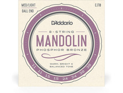 D'Addario EJ70 Phosphor Bronze Ball End Mandolin Strings image 2