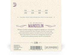 D'Addario EJ70 Phosphor Bronze Ball End Mandolin Strings image 3