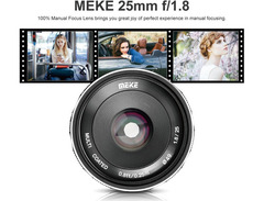 Meike 25mm f/1.8 Lens (Sony E-Mount) image 2