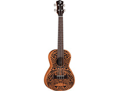 Luna Guitars Mahogany Tribal Tenor Ukulele image 3