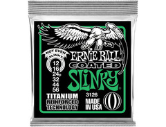 Ernie Ball Titanium Coated RPS Not Even Slinky Guitar Strings (12-56) image 3