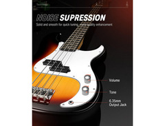 Donner DPB-510S Electric Bass Guitar image 3
